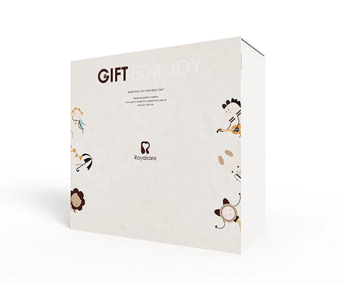 Coffret cadeau haut de gamme de hochets et d’anneaux de dentition pour bébé
